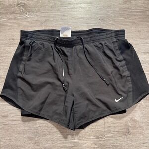 Nike Shorts Womens Small Black Running Tempo Outdoor Drawstring Outdoor Lounge